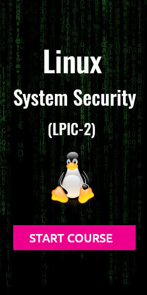 linux system security course LPIC 2